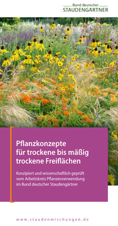 Flyer: Pflanzkonzepte für trockene bis mäßig trockene Freiflächen